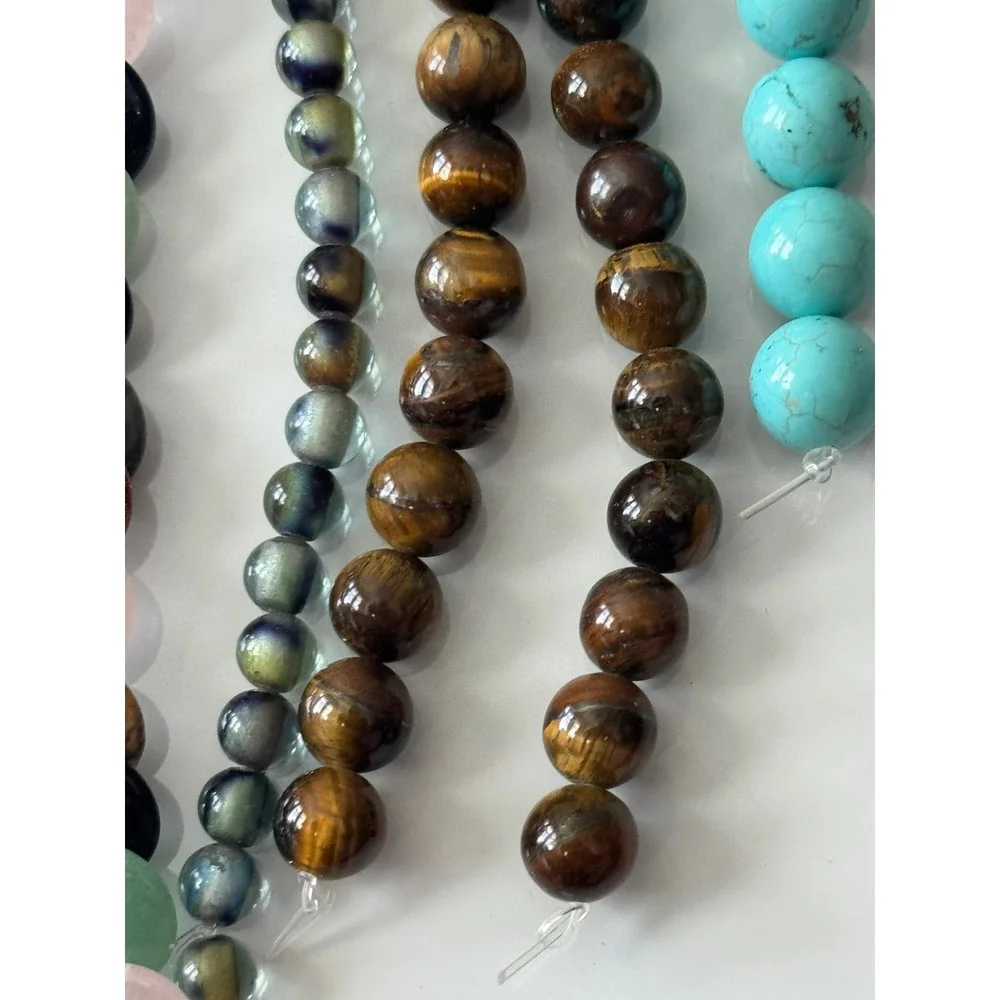 Bead Landing‎ Bead Gallery Semi Precious Stone  & Other Bead Strands Lot 4 pc
